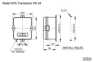 Model DTA Transducer:Model PS-19