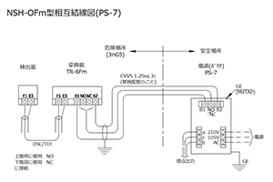 mm級 油膜検知器 相互結線図